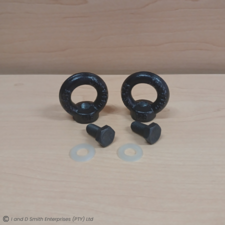 Front Runner - Black Tie Down Rings / Eye nuts (2pkt)