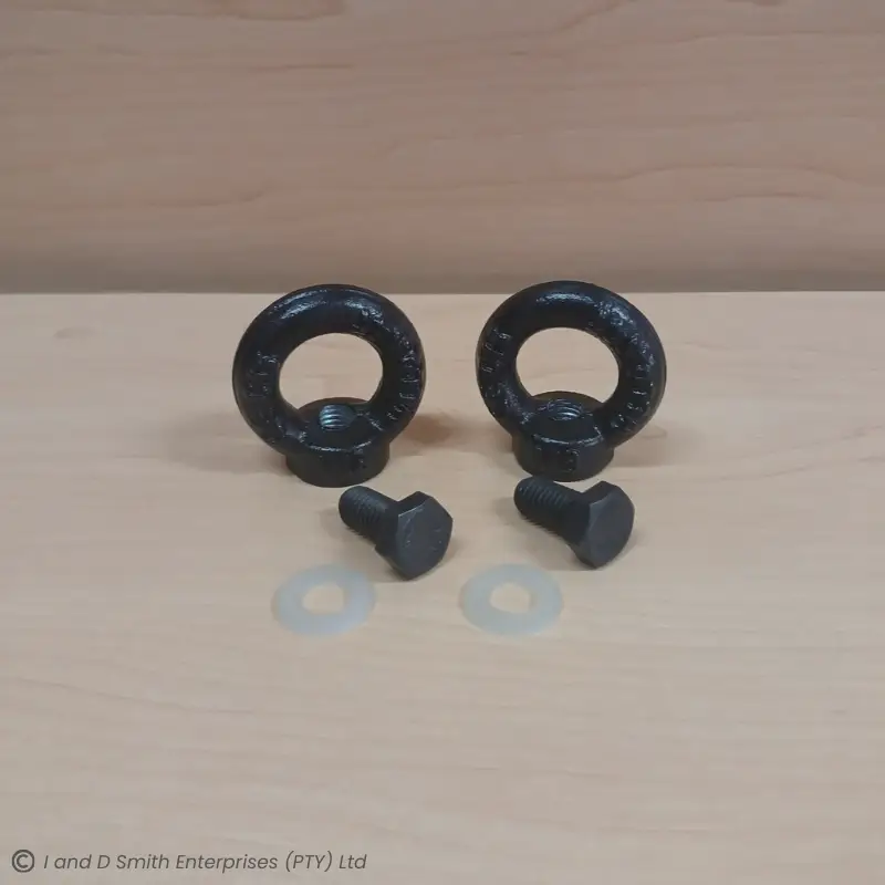 Front Runner - Black Tie Down Rings / Eye nuts (2pkt)