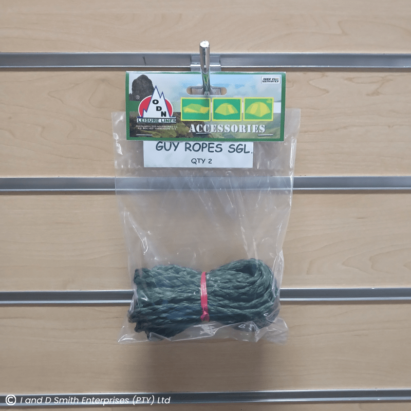 ODN - Guy Rope Single with Plastic Slider (2/pkt)