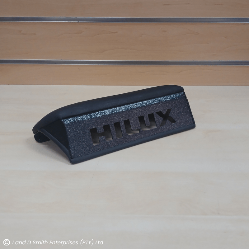 Hilux Arm Rest (Black Metal with Grey Canvas)