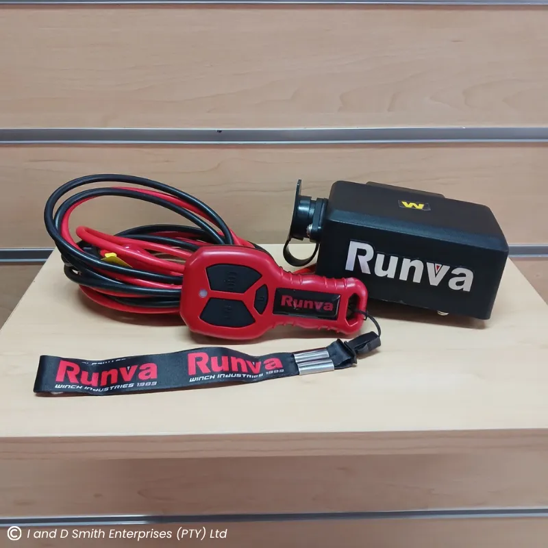 Runva - Control Box Combo for 3500/4500lbs 12v with Solenoid, Wireless remote & Receiver included (Winch)