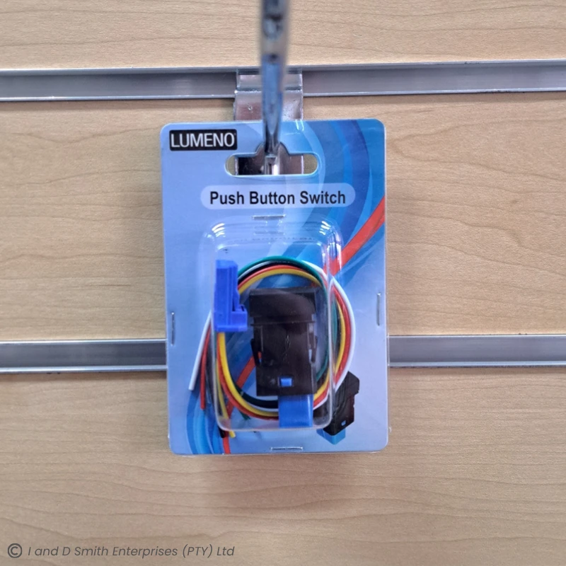 Lumeno - Square Push Button Switch - Blank